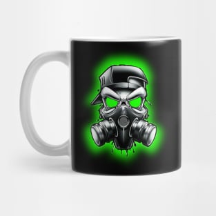 Toxic/Radioactive Skull Gas Mask Mug